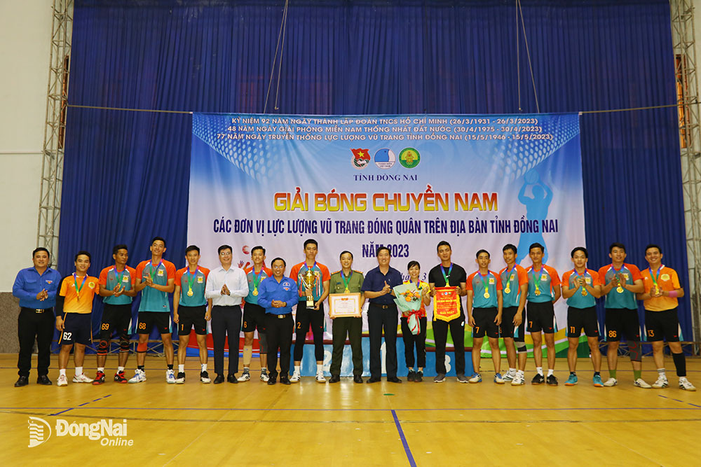 Giải bóng chuyền nam các đơn vị lực lượng vũ trang đóng quân trên địa bàn Đồng Nai 2023