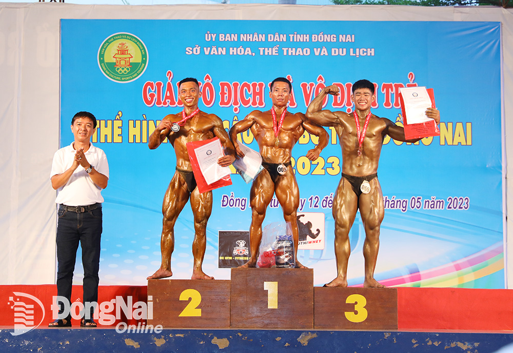 Giải vô địch và vô địch trẻ thể hình các CLB tỉnh năm 2023