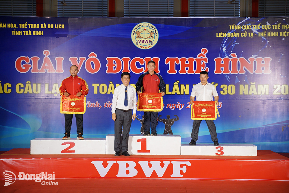 Đồng Nai xếp hạng nhì Giải vô địch thể hình các CLB toàn quốc 2023