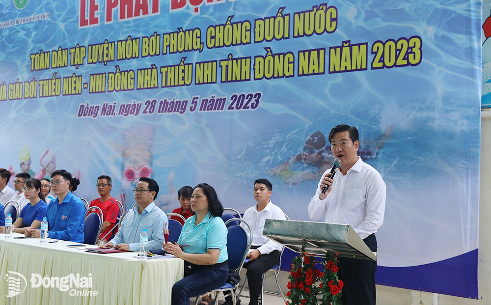 Đồng Nai phát động toàn dân tập luyện môn bơi phòng, chống đuối nước