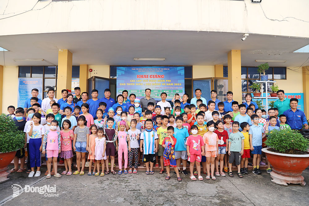Khai giảng các lớp thể thao miễn phí cho thiếu niên - nhi đồng hè năm 2023