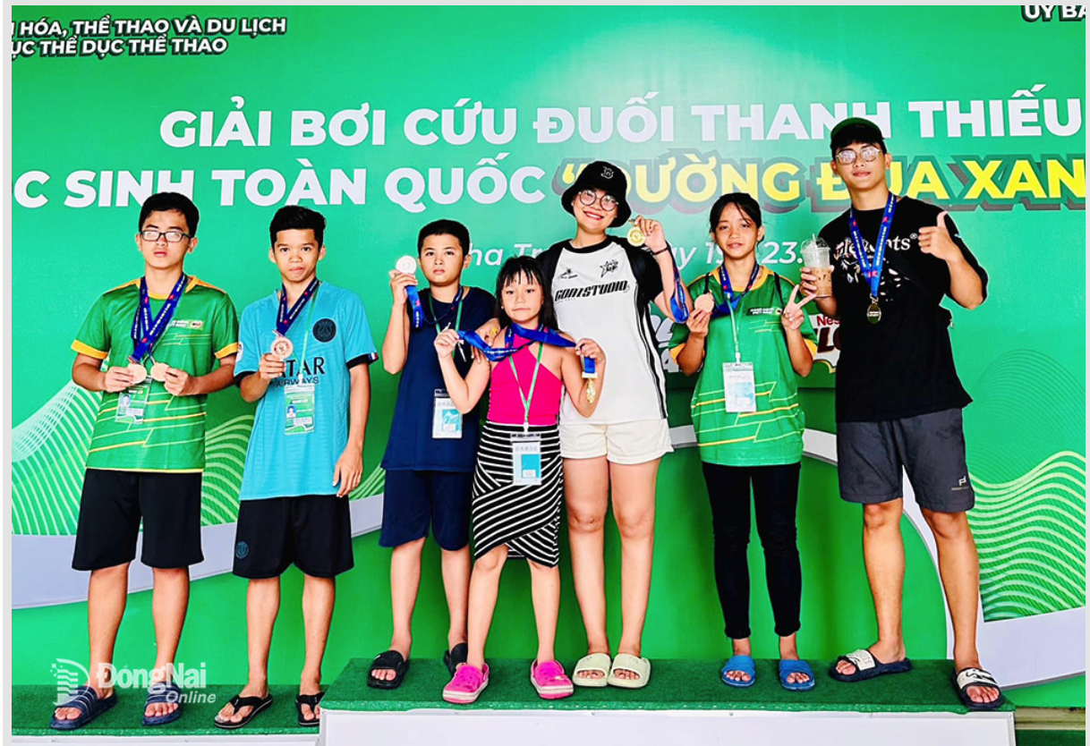 Giải bơi cứu đuối thanh thiếu nhi, học sinh toàn quốc 
