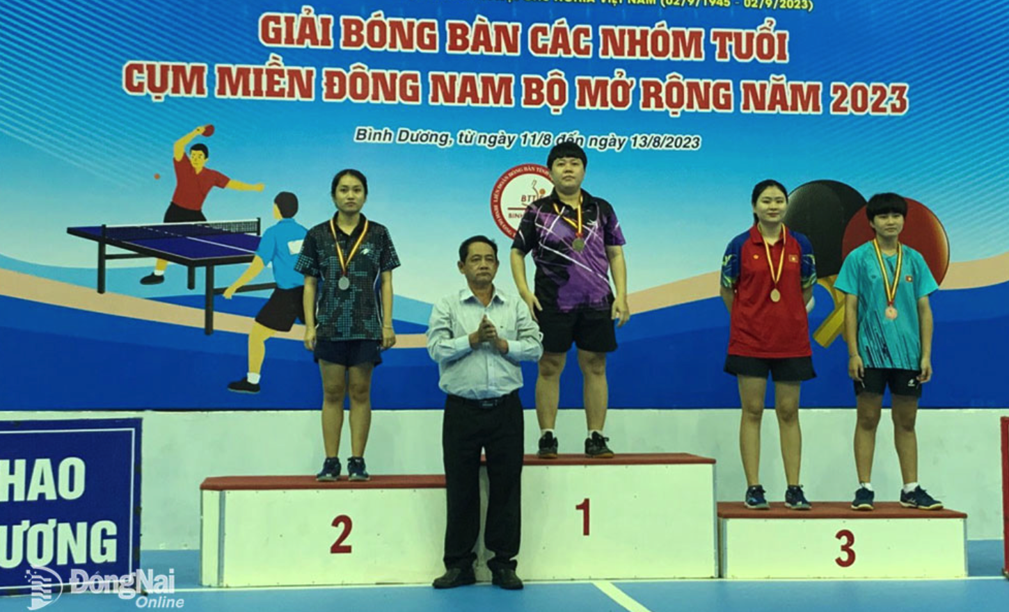 Giải Bóng bàn các nhóm tuổi cụm miền Đông Nam bộ mở rộng năm 2023