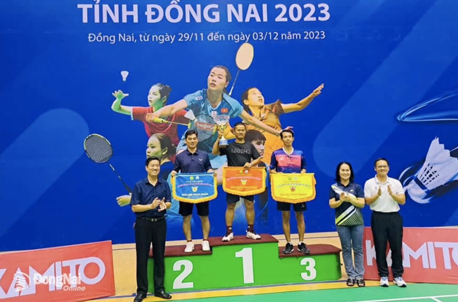 Long Khánh dẫn đầu Giải cầu lông các CLB tỉnh Đồng Nai năm 2023