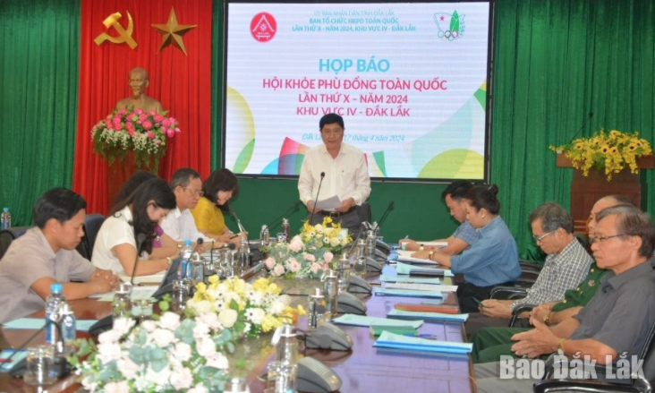 Lễ khai mạc Hội khỏe Phù Đổng toàn quốc lần thứ X năm 2024 khu vực IV - Đắk Lắk diễn ra chiều 20-4